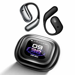 Наушники-переводчики AI с сенсорным LCD экраном с поддержкой 144 языков, 60 часов работы, Bluetooth 5.4, для путешествий, обучения и спорта - Фото 1