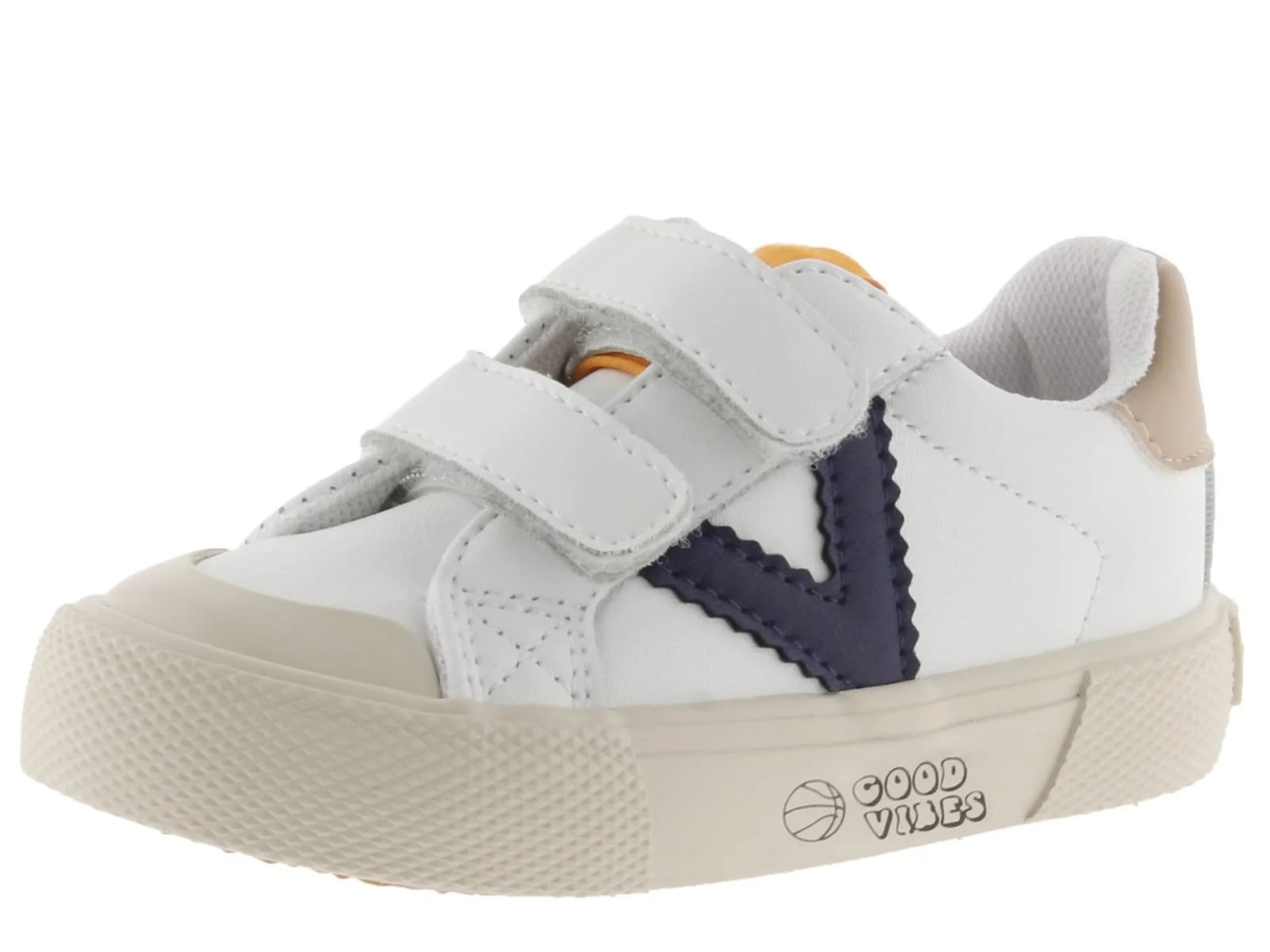 Кеди Victoria Tribu Шкіряний вигляд та застібка-липучка та контраст, фото №1