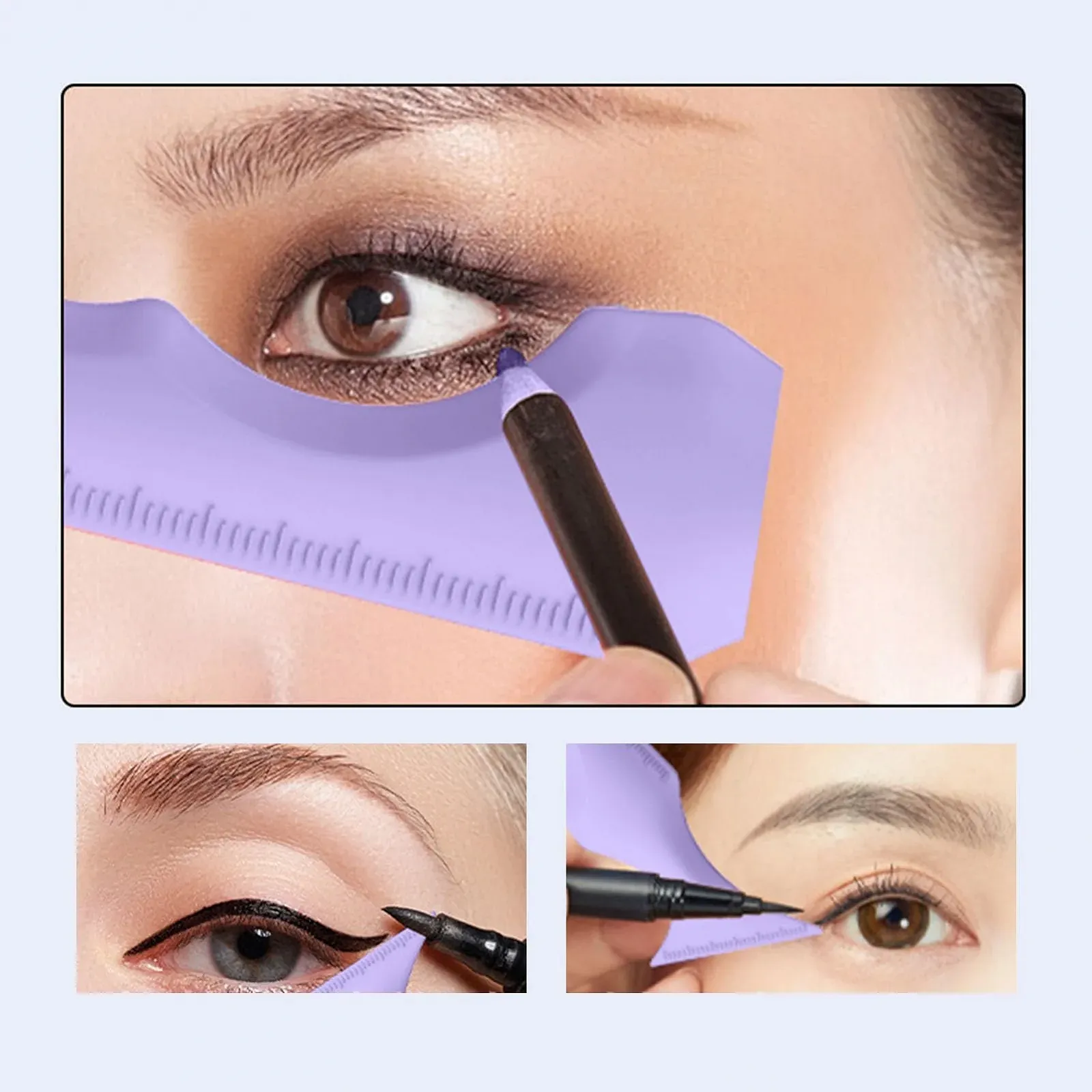 Інструмент для стрілок Winged Eyeliner Tool Багатоцільовий силіконовий, фото №4 Інструмент для стрілок Winged Eyeliner Tool Багатоцільовий силіконовий, фото №4