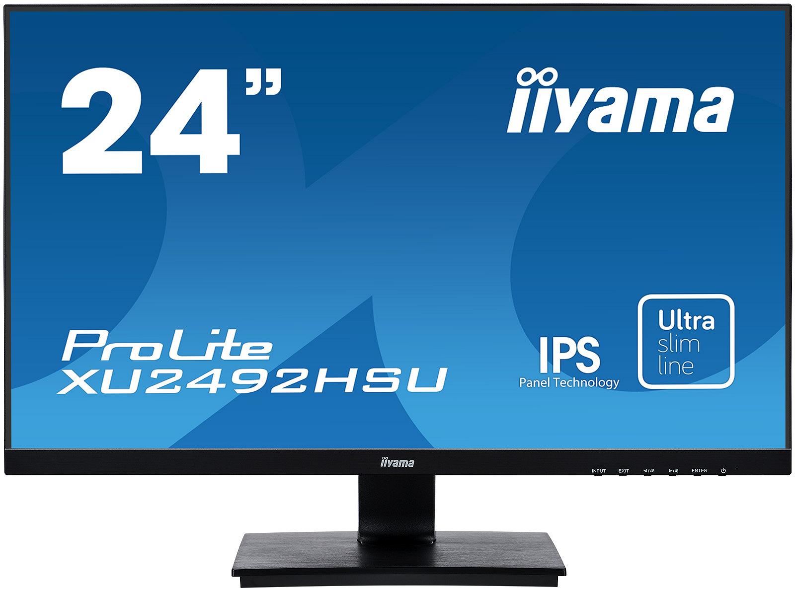 Монитор 24" iiyama ProLite XU2492HSU-B1 Full HD IPS 75 Гц, фото №1
