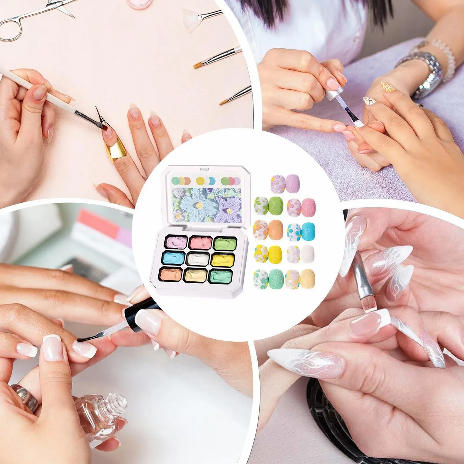 Гель Mal Набор из 9 цветов Radiant для моделирования, рисования, маникюра, фото №4 Гель Mal Набор из 9 цветов Radiant для моделирования, рисования, маникюра, фото №4