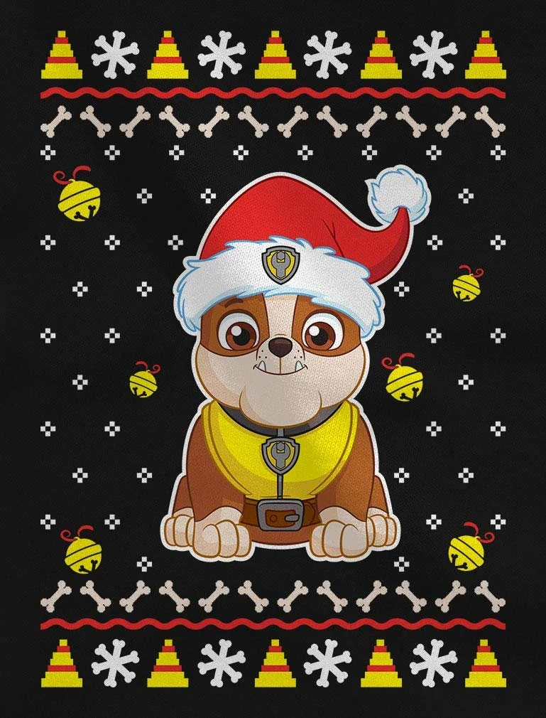 Джемпер PAW PATROL для хлопчиків, Різдвяний светр Rubble, дитячий світшот, фото №2 Джемпер PAW PATROL для хлопчиків, Різдвяний светр Rubble, дитячий світшот, фото №2