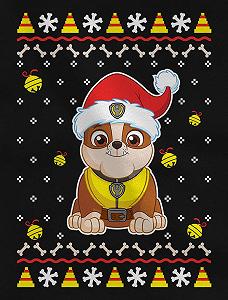 Джемпер PAW PATROL для мальчиков, Рождественский свитер Rubble, детский свитшот synthetic.ua - Фото 1