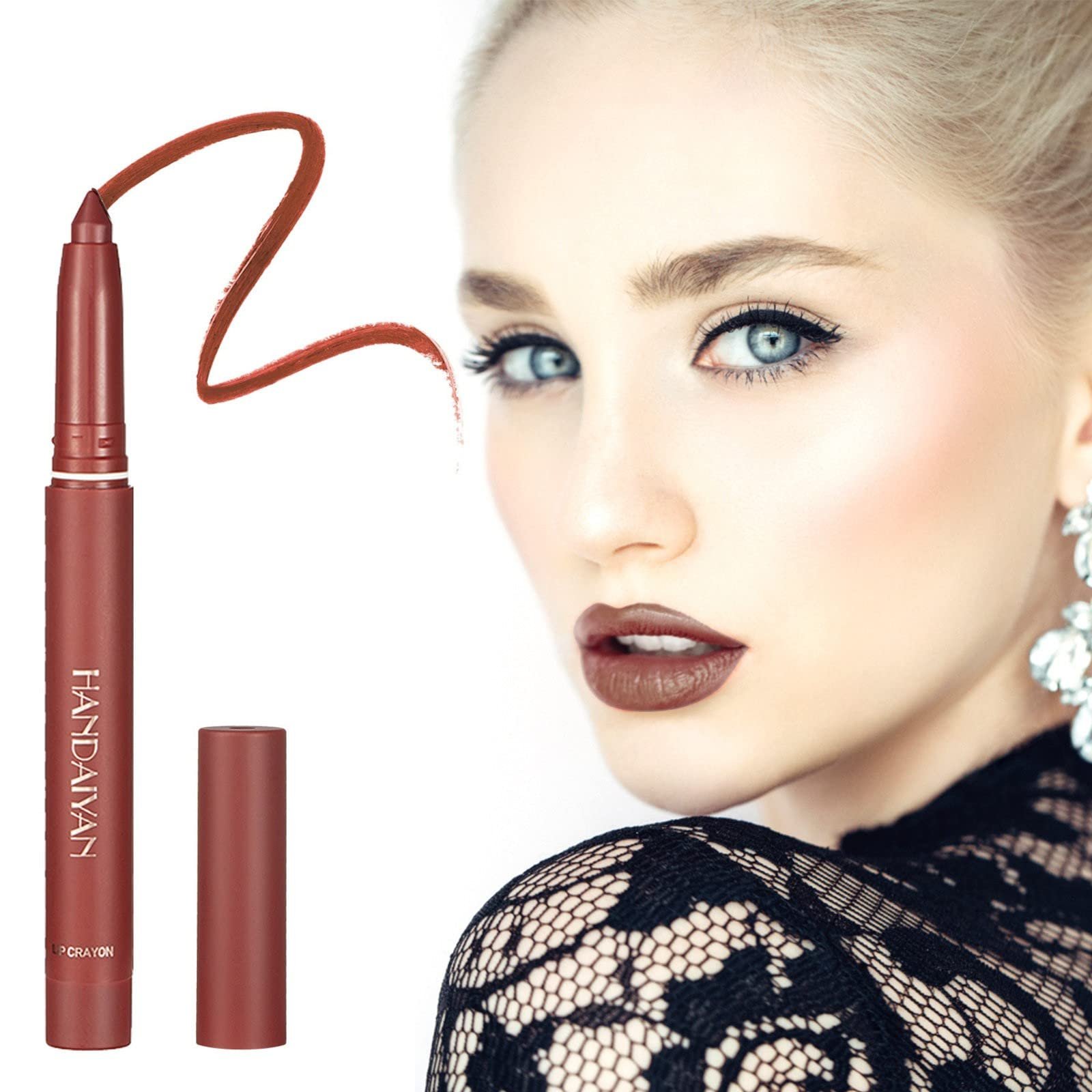 Карандаш для губ Matte Velvet Lipstick Pencil (J, One Size), фото №4