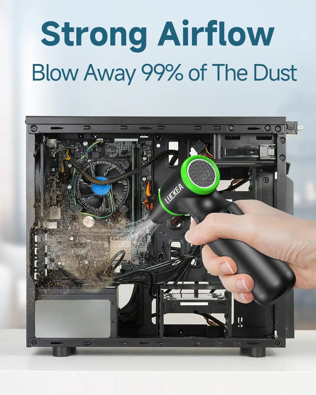 Електрична повітродувка 130,000 rpm 3-Speed 6000 mAh, фото №4