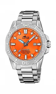 Мужские часы Lotus оранжевые - Фото 1