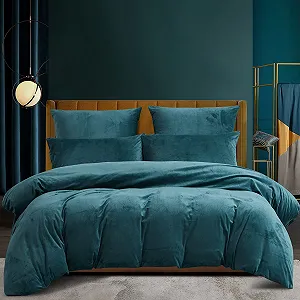 Комплект постельного белья Флис Petrol Blue 135 x 200 см - Фото 1
