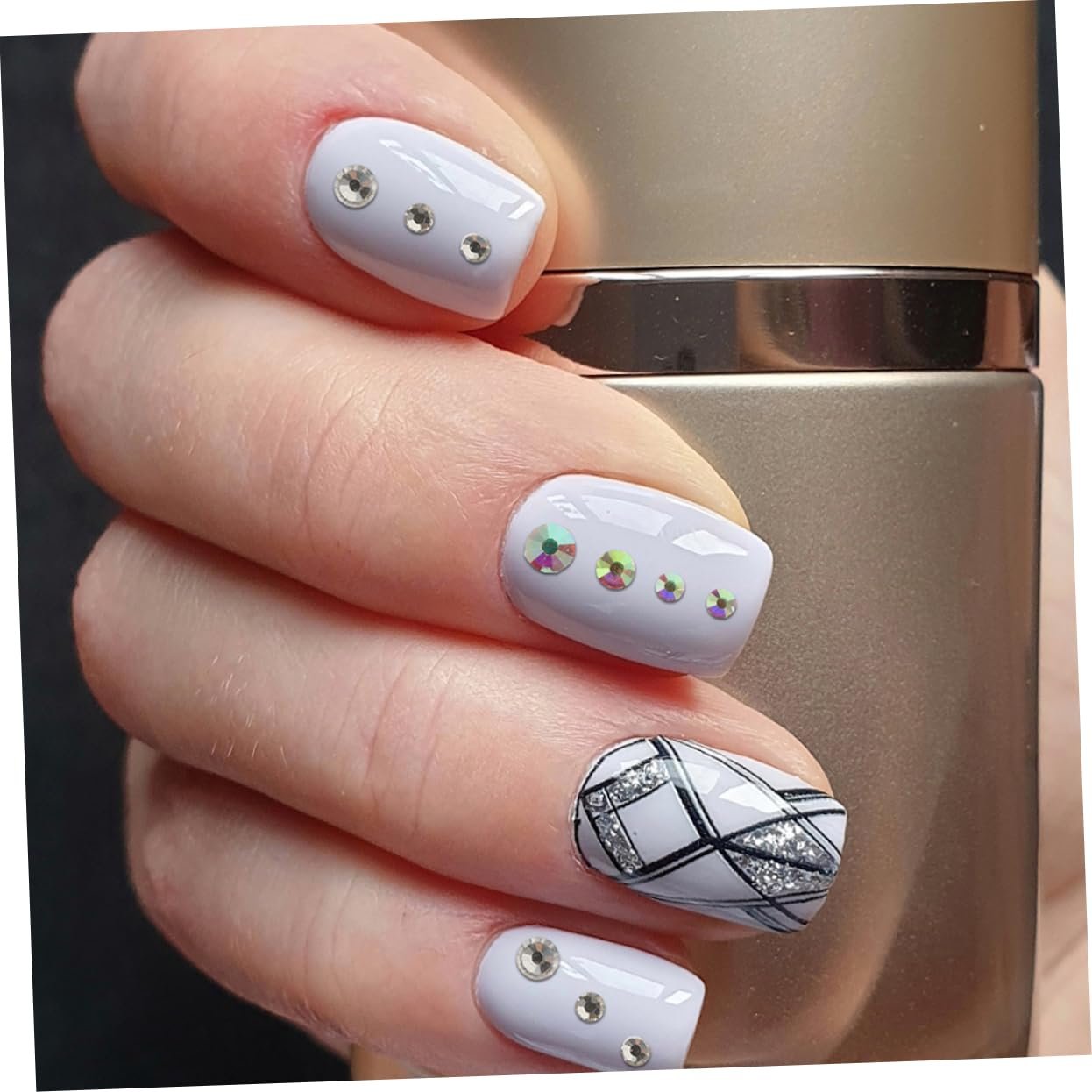 Стрази для нігтів Healeved Великі стрази Діаманти для нігтів, фото №9