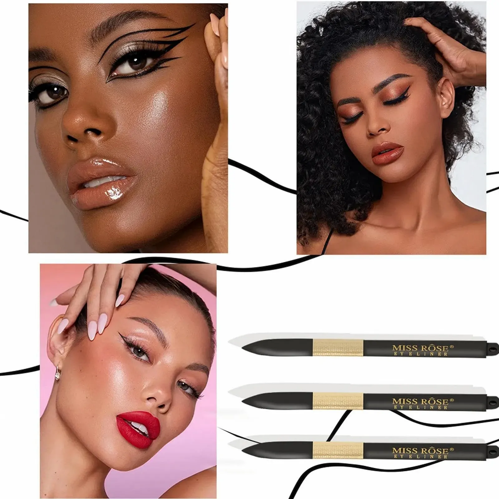 Підводка для очей Voihamy рідка водостійка, високопігментована з ультратонкою фарбою, фото №5 Підводка для очей Voihamy рідка водостійка, високопігментована з ультратонкою фарбою, фото №5