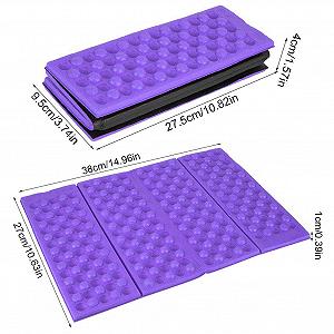 Мат Demeras Camping XPE Folding Seat Cushion Міні пінополіуретановий килимок для пікніка туристичних сходжень кемпінгу подорожей synthetic.ua - Фото 1
