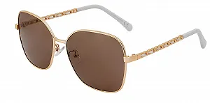 Солнцезащитные очки Квадратные Металлические Модные 100% UVA CE Защита - Фото 1