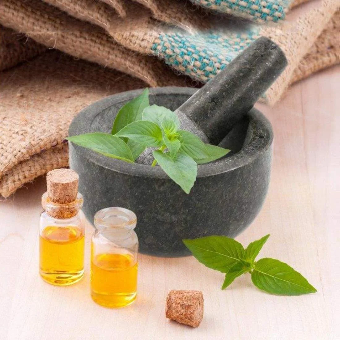 Ступка с пестиком Natural Solid Durable, 16 см, фото №4