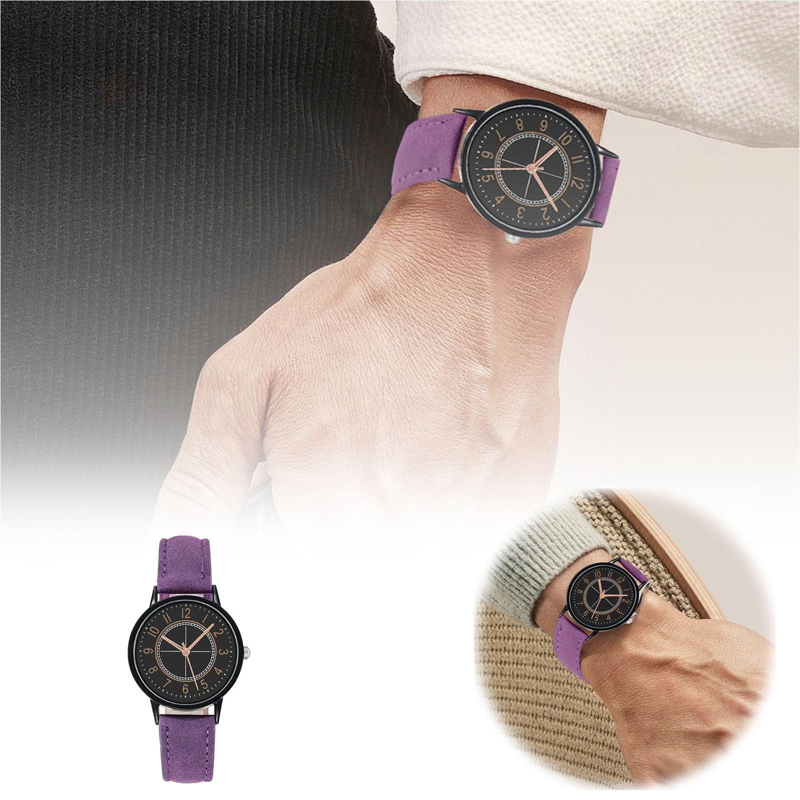 Женские часы Модные женские часы Красивые и компактные женские часы Повседневные и простые Элегантные женские часы (C, One Size), фото №3 Женские часы Модные женские часы Красивые и компактные женские часы Повседневные и простые Элегантные женские часы (C, One Size), фото №3