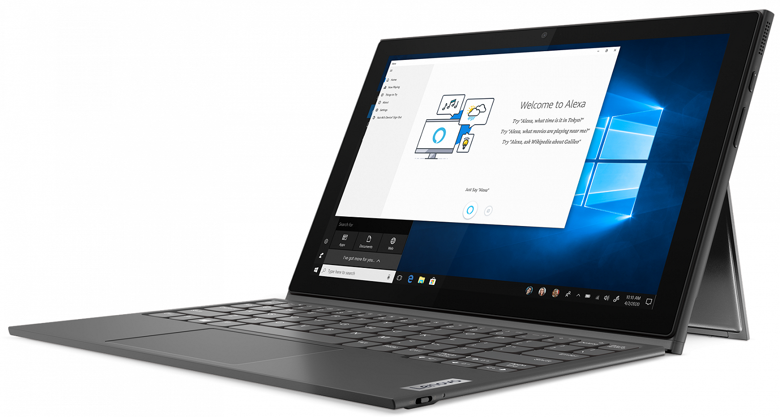 Сенсорный ноутбук 10.3" Lenovo IdeaPad Duet 3 10IGL5 Intel Celeron N4020 RAM 4GB eMMC 64GB Win11 (UKR), фото №6
