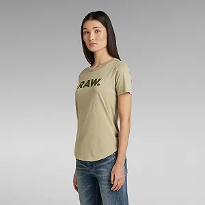 Жіноча футболка G-Star - Slim Top Бежева - S ціна на synthetic.ua - Фото 1 Жіноча футболка G-Star - Slim Top Бежева - S synthetic.ua - Фото 1