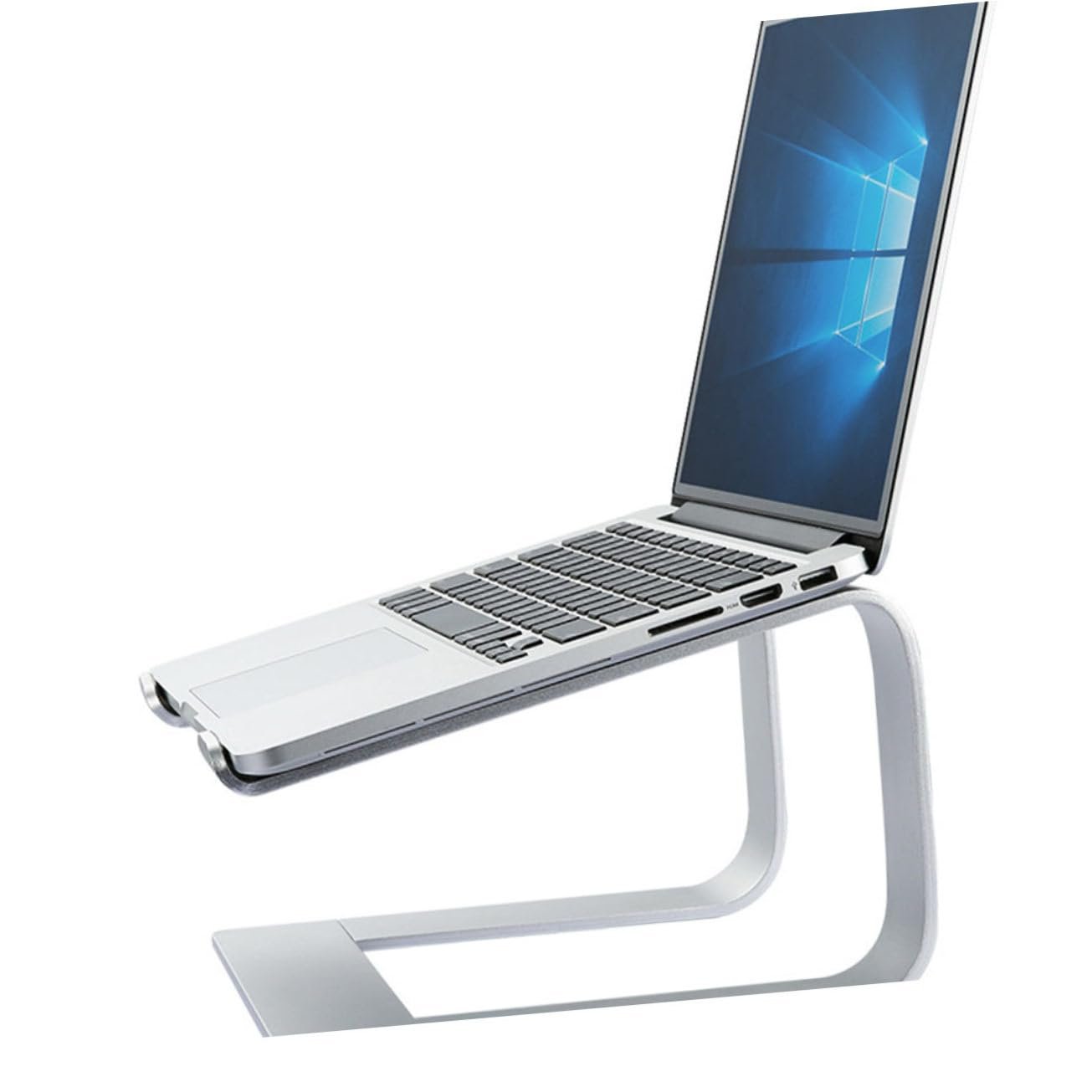 Подставка для ноутбука алюминиевая Gadpiparty со вентиляционным дизайном для дома и офиса, фото №6