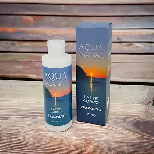 Молочко для тела Aqua Sonnenuntergang для мужчин, 200 мл с органическим алоэ вера на основе термальной воды острова Искья synthetic.ua - Фото 1