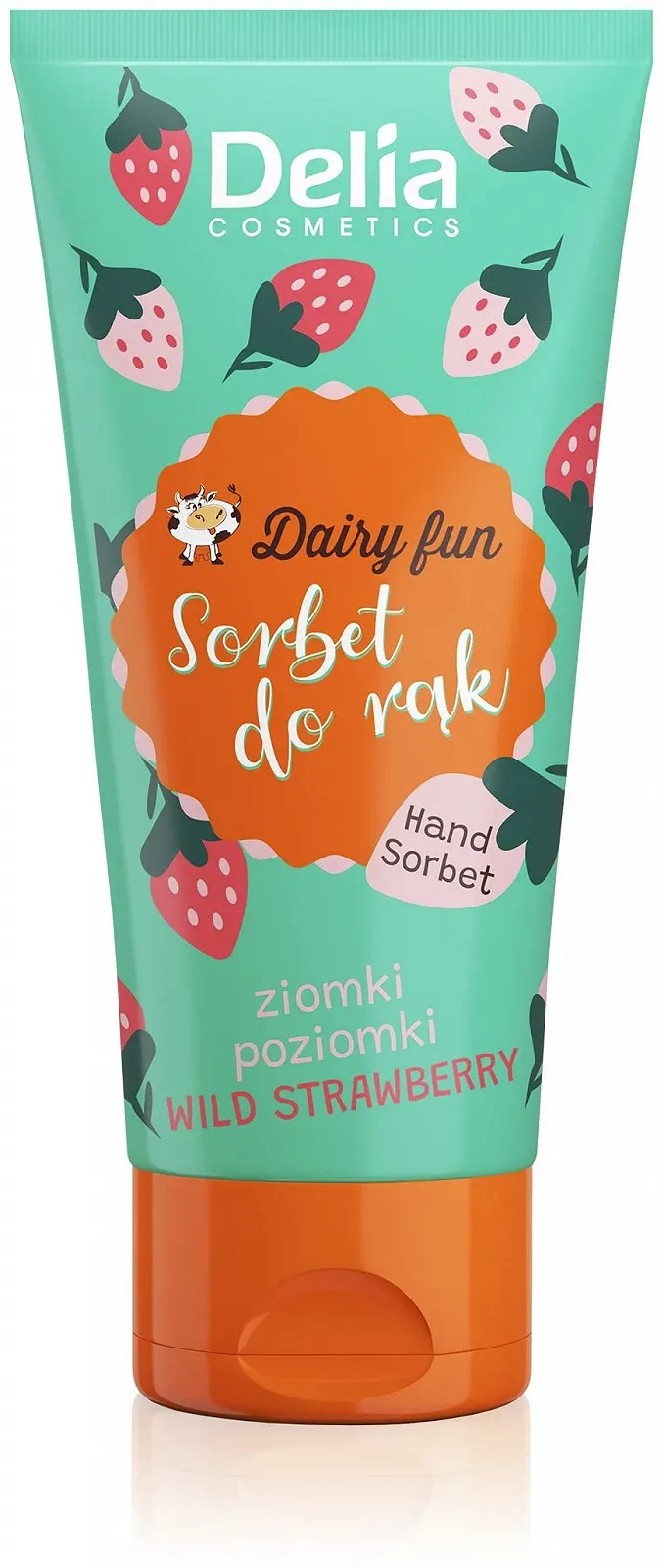Сорбет Delia Cosmetics Dairy Fun Полуниця Лісова Зволожує, Живить, Зміцнює, Регенерує 50г, фото №1