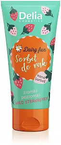 Сорбет Delia Cosmetics Dairy Fun Клубника Лесная Увлажняет, Питает, Укрепляет, Регенерирует 50г - Фото 1