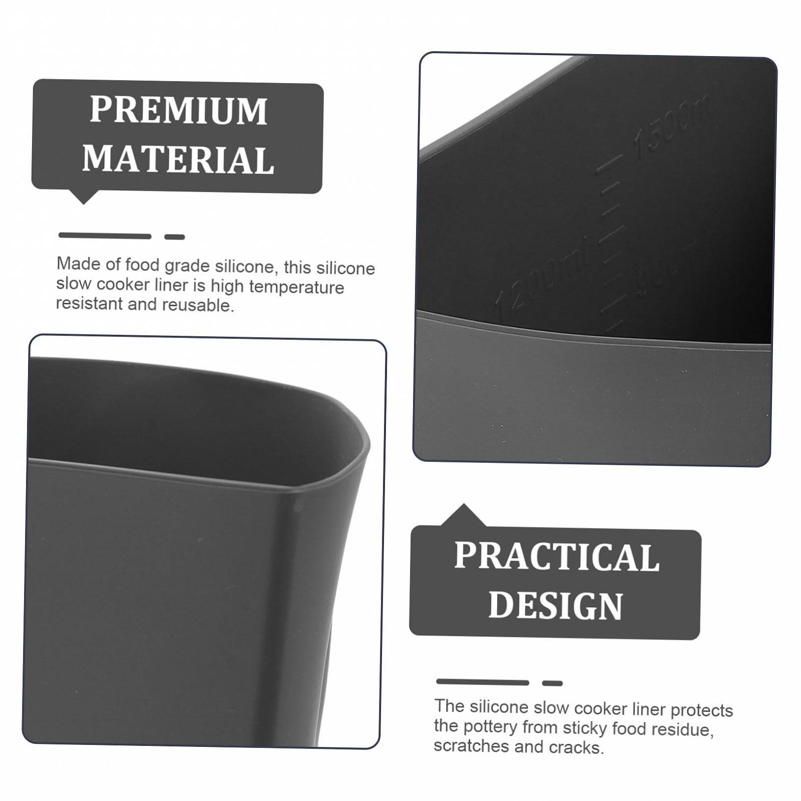 Вкладка PRETYZOOM Силиконовая Вставка 1 Set для Медленноварки Овальная, фото №5 Вкладка PRETYZOOM Силиконовая Вставка 1 Set для Медленноварки Овальная, фото №5