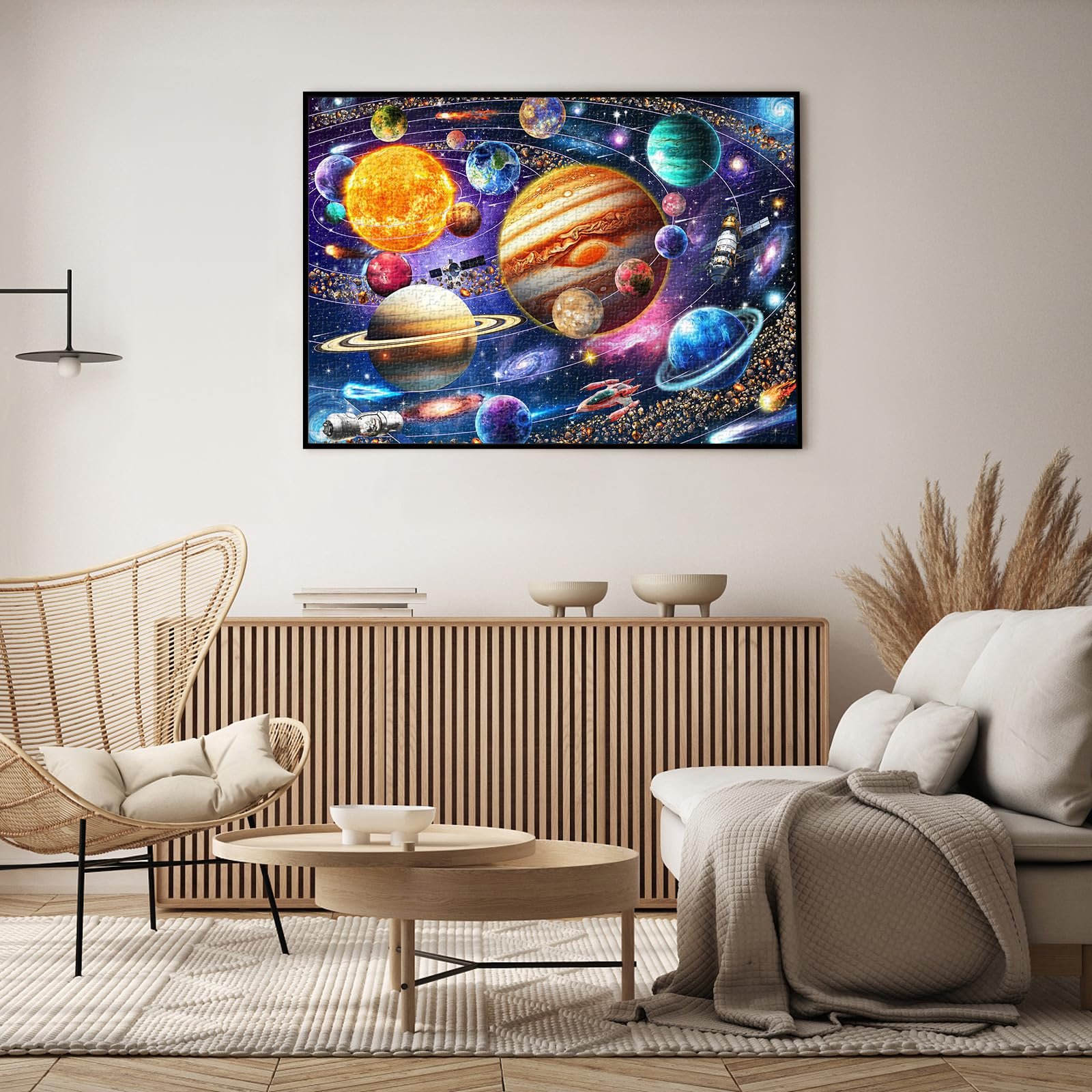 Пазл HUADADA Solar System 1000 елементів Кольоровий, фото №4