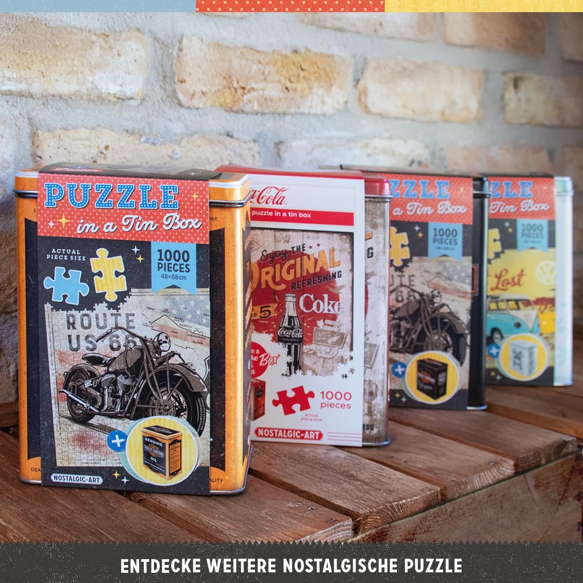 Пазл Nostalgic-Art Michelin Vintage 1000 деталей 68 x 48 см в металлической коробке, фото №5