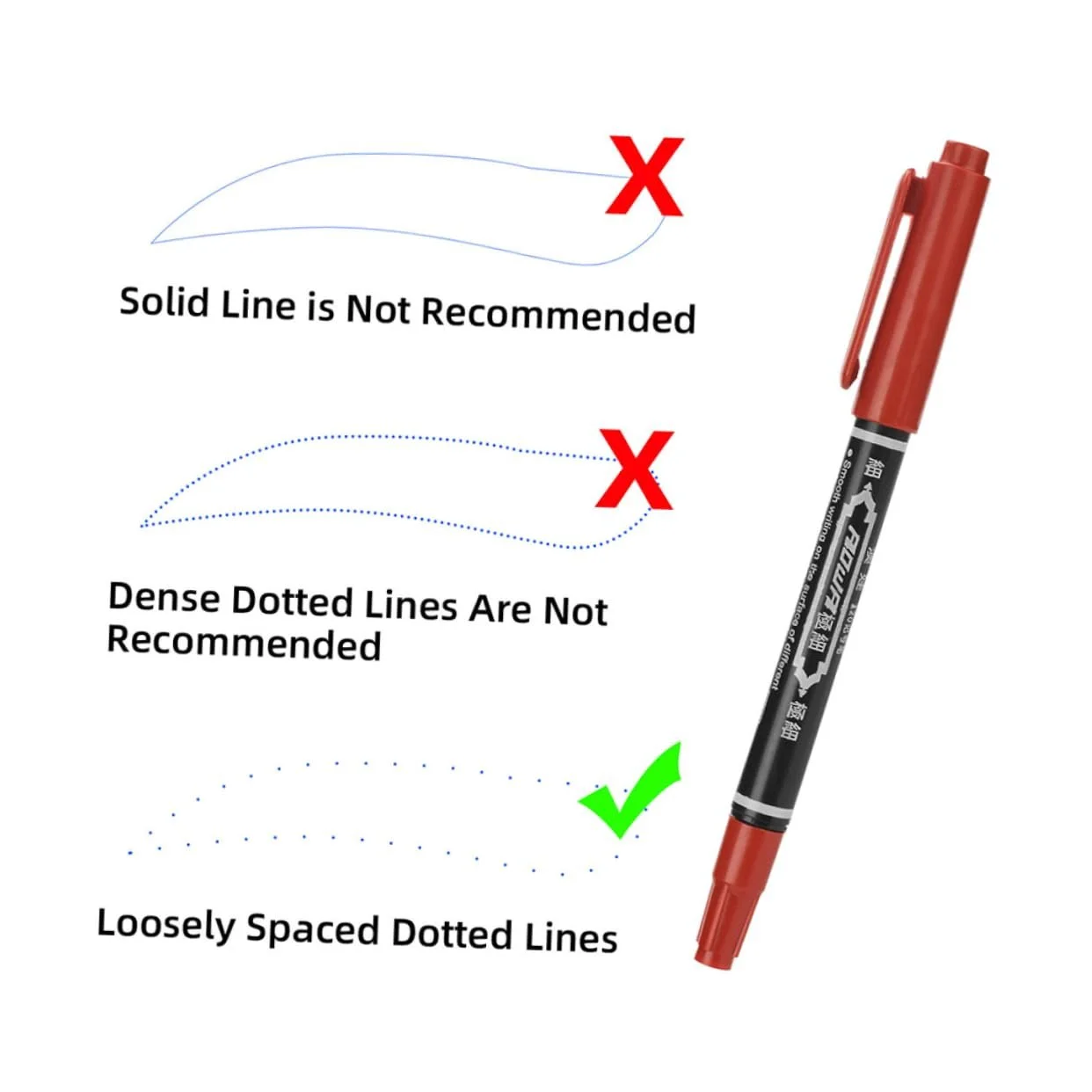 Набір для макіяжу Beavorty, Підводка для очей, маркер для макіяжу очей з двома кінчиками, фото №7