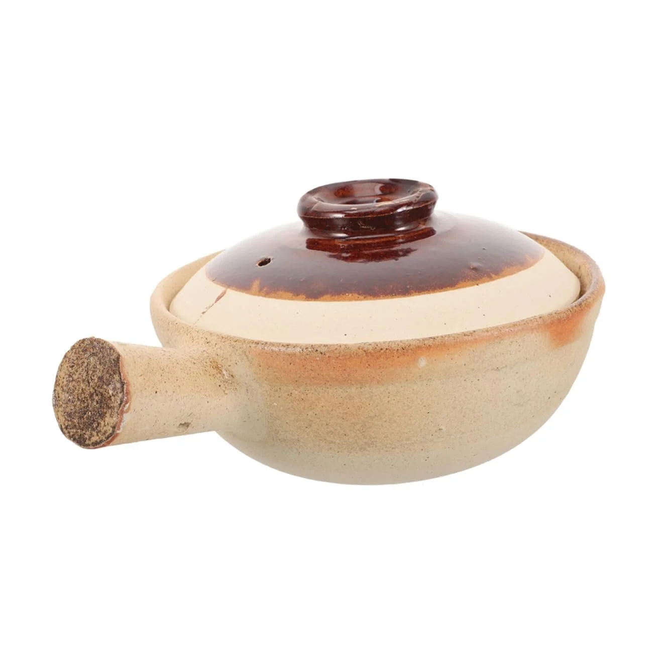 Ківш керамічний з кришкою антипригарний для смаження та тушкування, фото №1