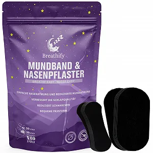 Смужка для рота та назальні смужки (60 шт.) Екстра сильні, гіпоалергенні - Фото 1