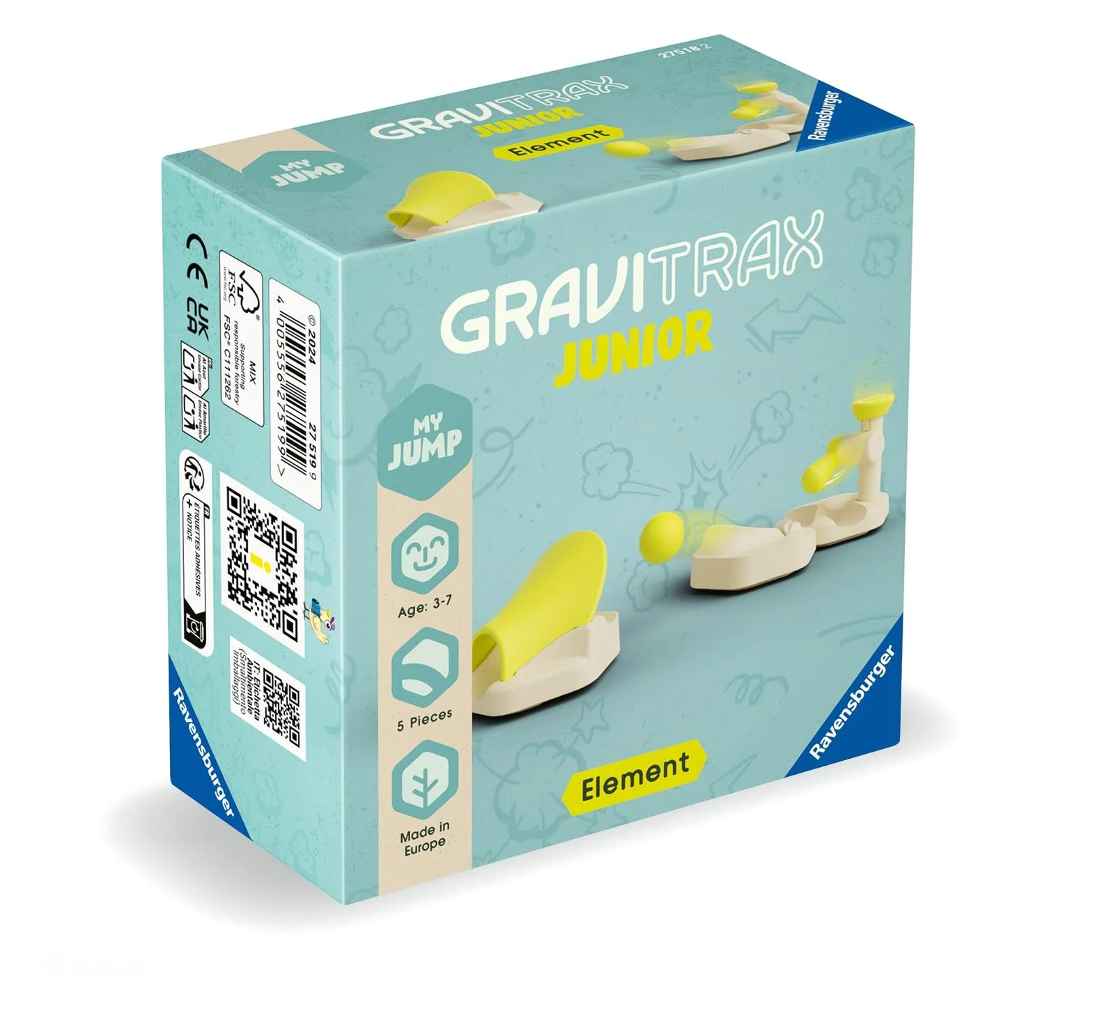 Система мраморных дорожек для детей GraviTrax Junior, фото №5 Система мраморных дорожек для детей GraviTrax Junior, фото №5