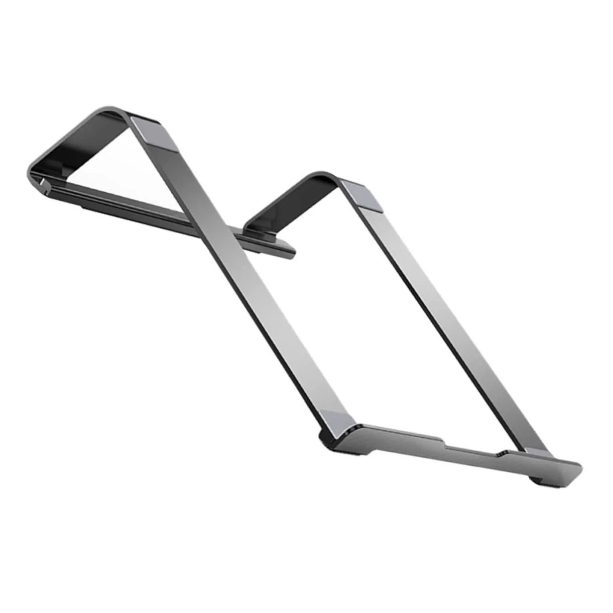 Подставка TEHAUX Алюминиевая для ноутбука, регулируемая по высоте, охлаждающая, нескользящая, стабильная, эргономичный дизайн для оптимального комфорта, для дома, офиса, фото №1