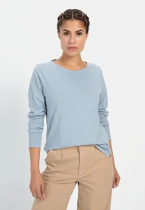 Женский свитшот camel active с круглым вырезом из чистого хлопка synthetic.ua - Фото 1