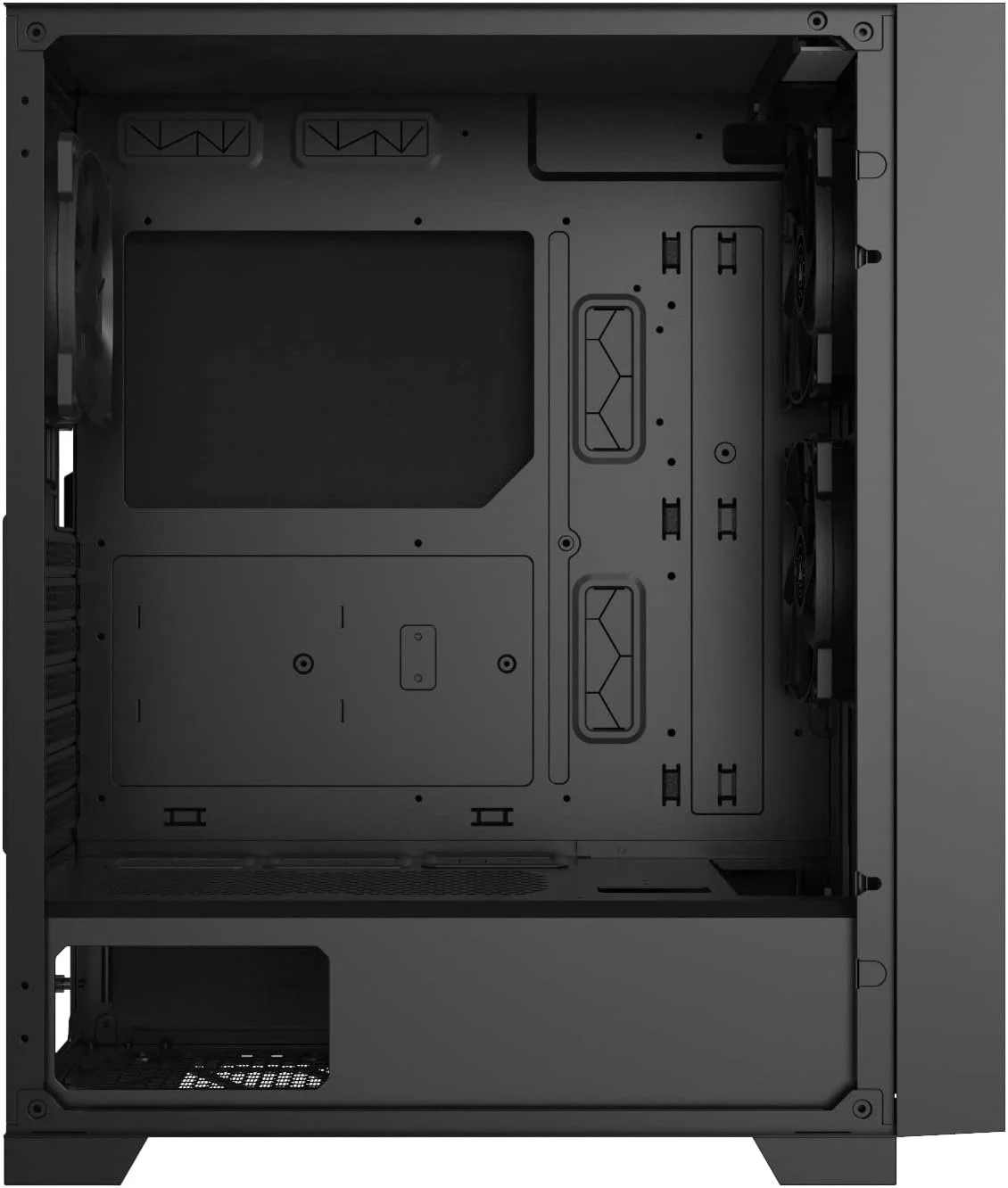 Корпус для ПК / Montech AIR 1000 Silent / Midi Tower / Без БЖ / Шумоізоляція / Чорний, фото №7