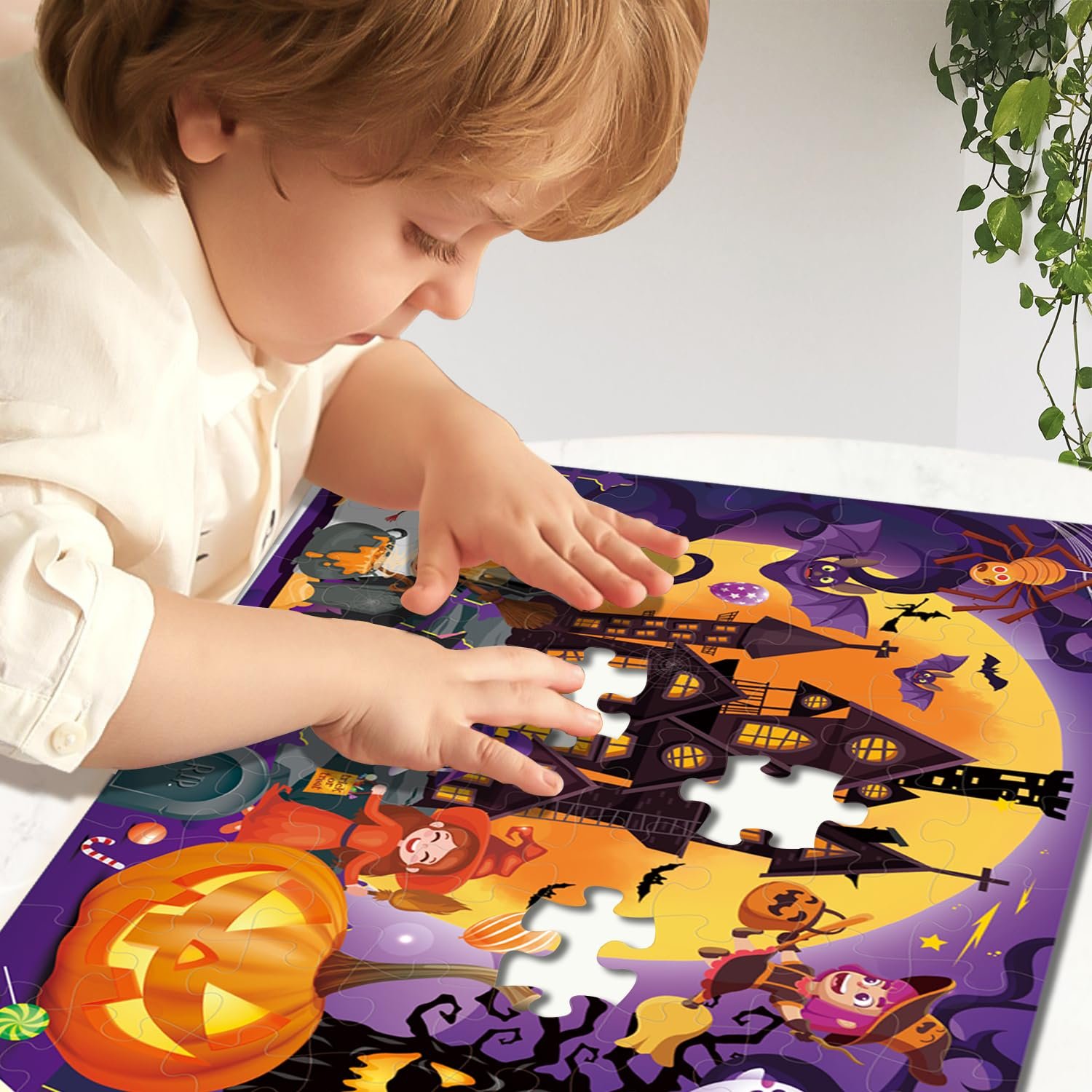 Пазл Halloween Jumbo 72 детали 3-8 лет в подарочной коробке, фото №6