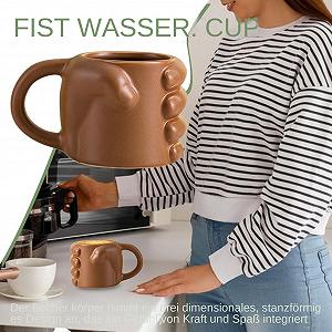 Керамічна чашка для кави, багаторазова для води, чаю, соку, молока synthetic.ua - Фото 1