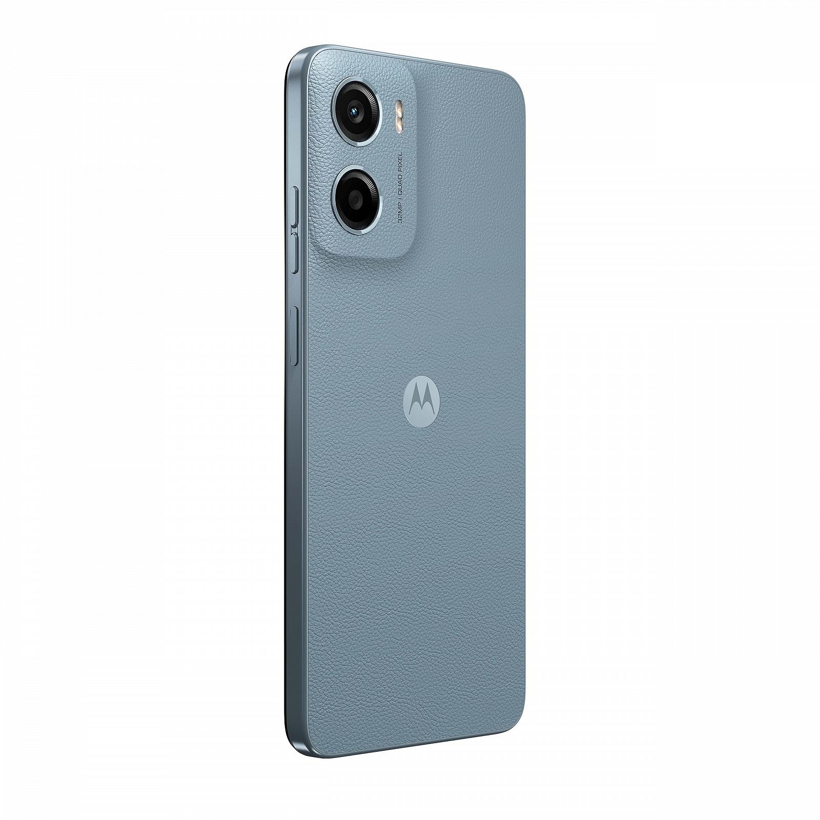 Смартфон Motorola Moto E15 2/64 GB 32 Мп Camera + Flicker Protection Sensor 6.67 дюйма HD+ 90 Гц Corning Gorilla Glass 3 5200 мАг MediaTek Helio G81 Extreme Android 14 Go Edition Misty Blue, фото №7