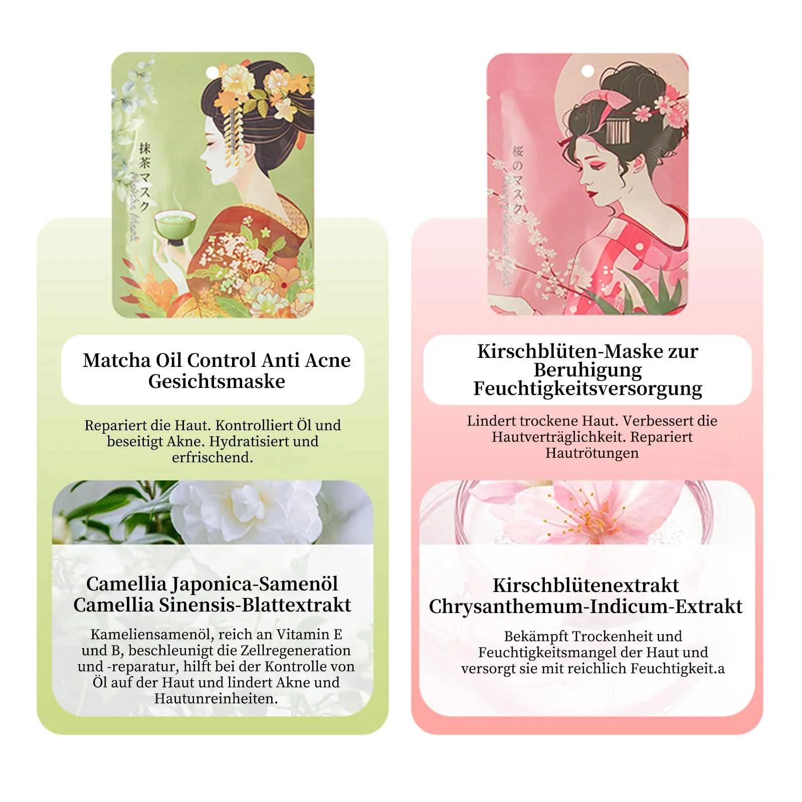 Тканинна маска Shefave Японський догляд за шкірою, Відновлююча, фото №5