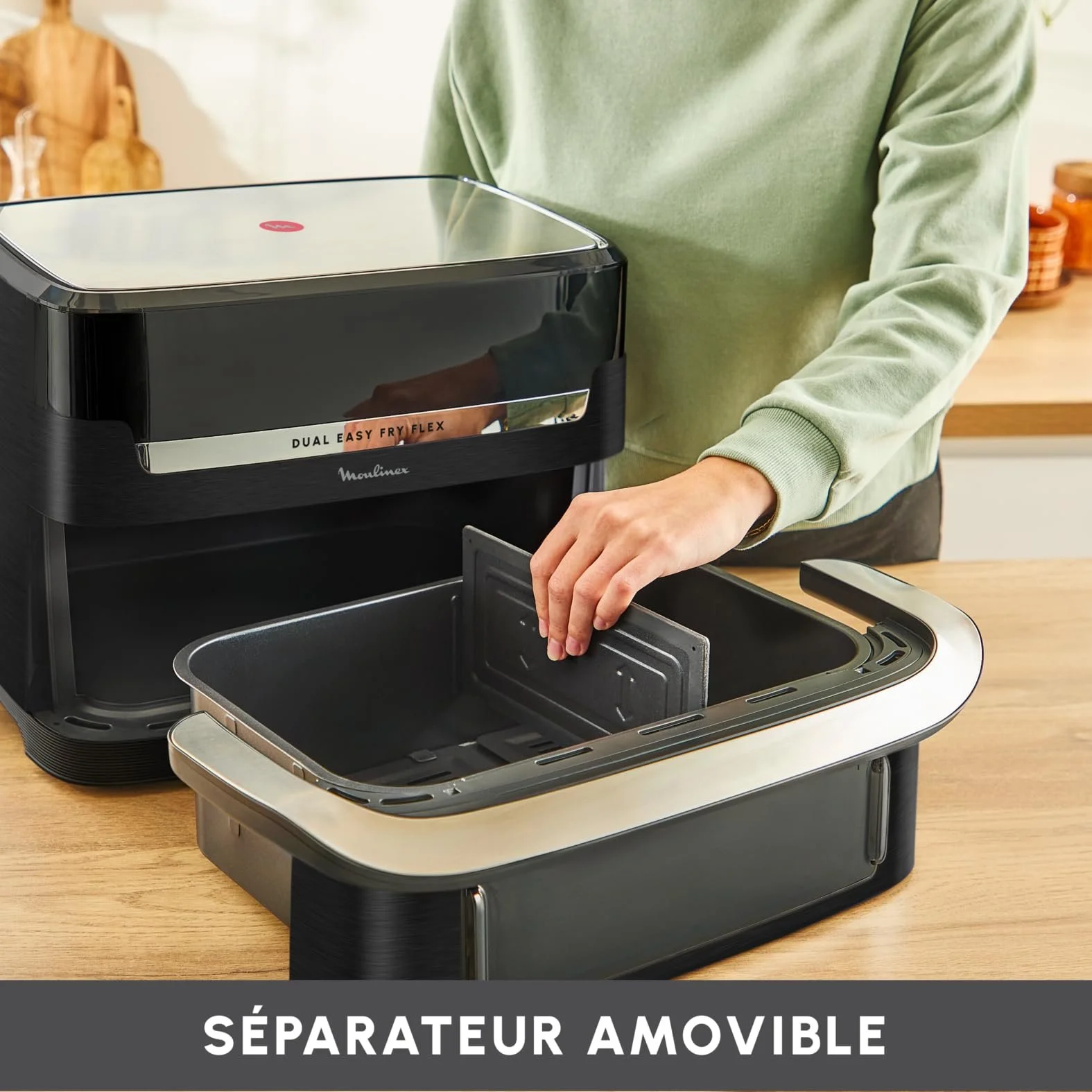 Мультипіч Moulinex Dual Easy Fry Flex EZ9228F0 9 л 7 програм Black, фото №6 Мультипіч Moulinex Dual Easy Fry Flex EZ9228F0 9 л 7 програм Black, фото №6