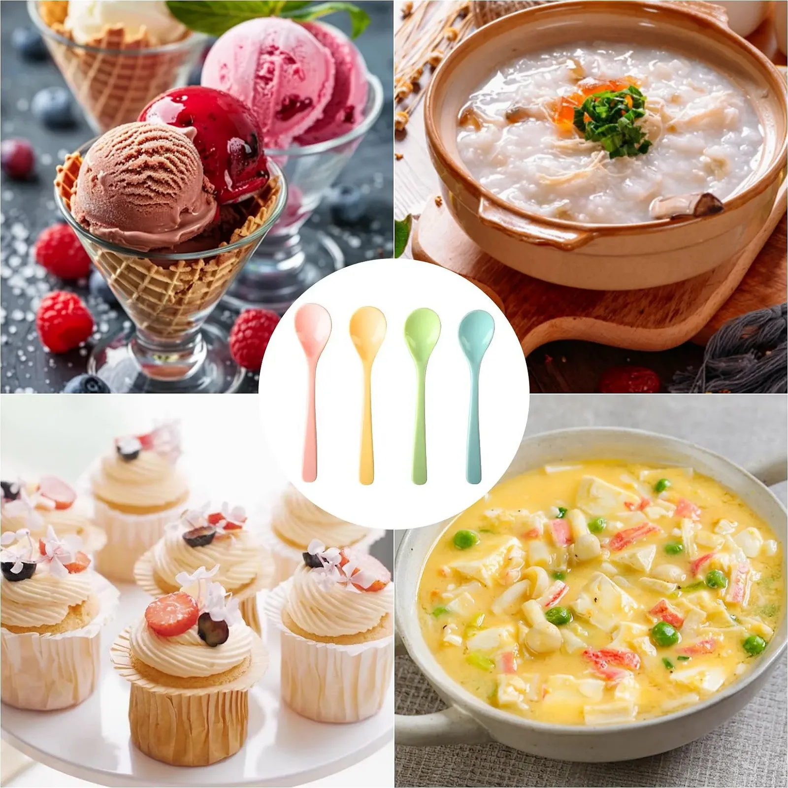 Набір із 8 ложок для морозива, фото №5