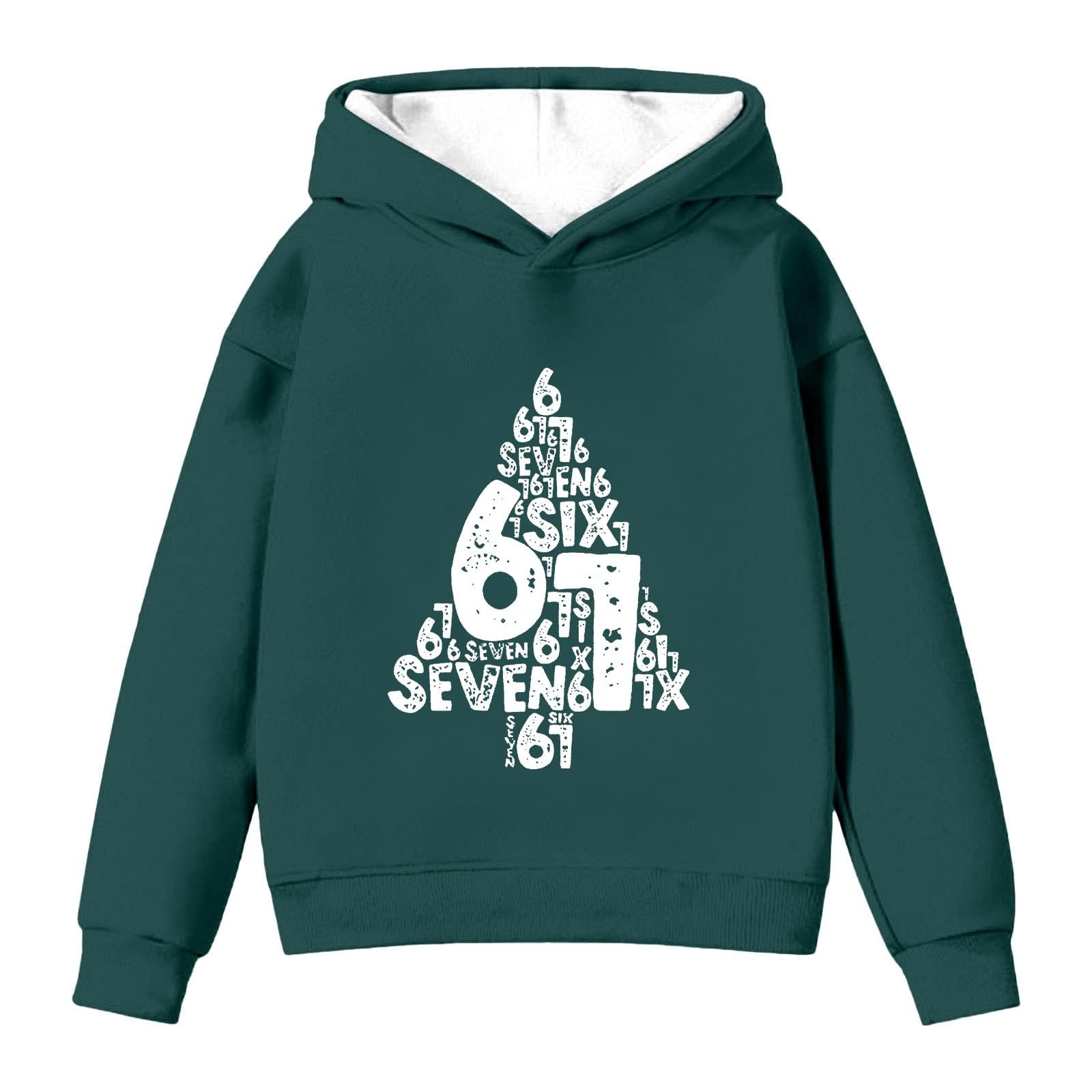 Рождественский свитер Generisch 67 Meme для мальчиков 6 7 Рождественская толстовка Funny Рождественский свитер Ugly для девочек-подростков Рождественский свитшот Funny Праздничный флисовый джемпер для детей, фото №2