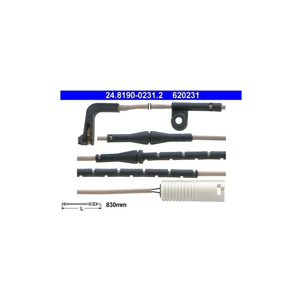 Датчик износа тормозных колодок ATE 24.8190-0231.2 для BMW, задний мост, фото №1 Датчик износа тормозных колодок ATE 24.8190-0231.2 для BMW, задний мост, фото №1