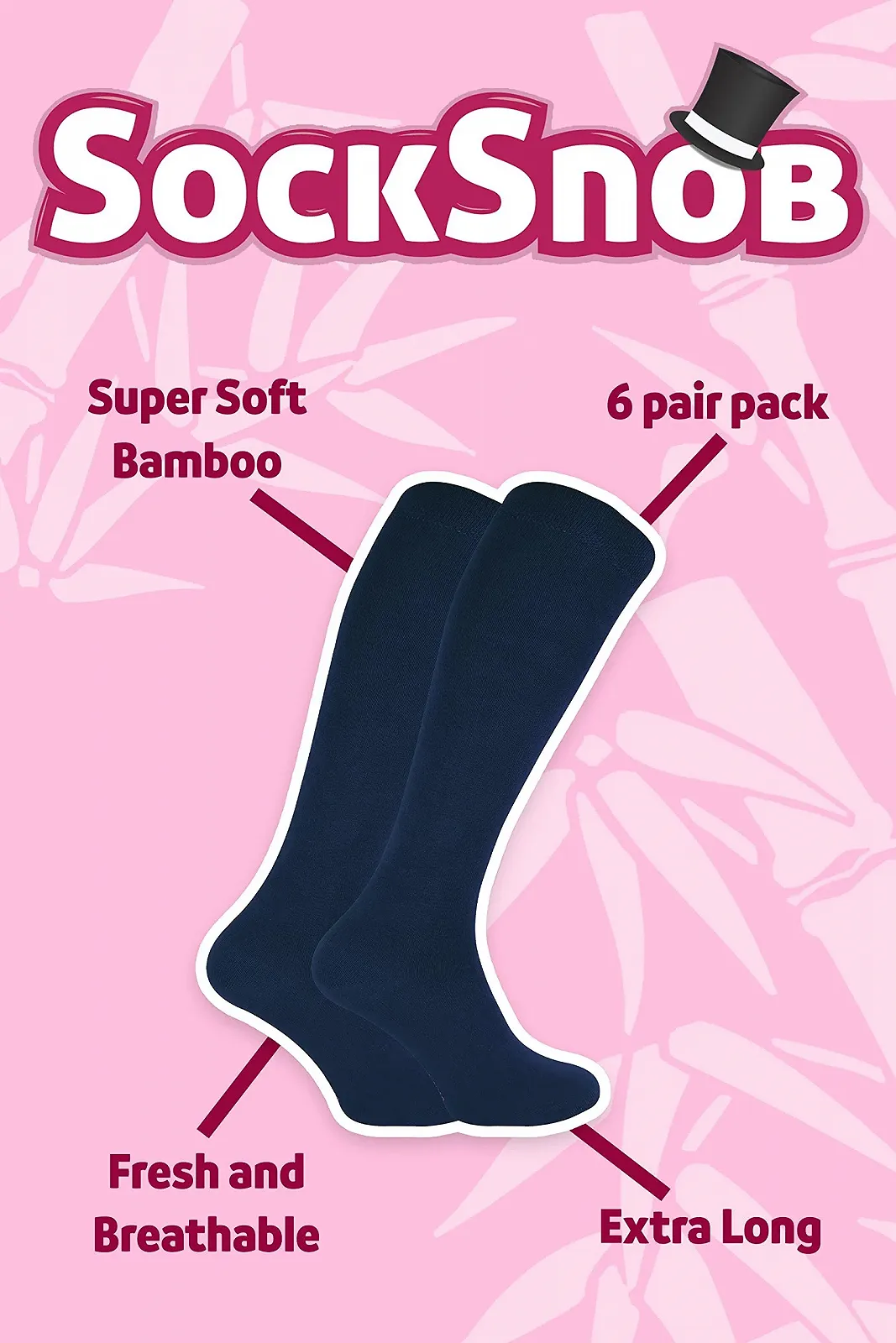 Шкарпетки гольфи жіночі Sock Snob, 6 пар, фото №5