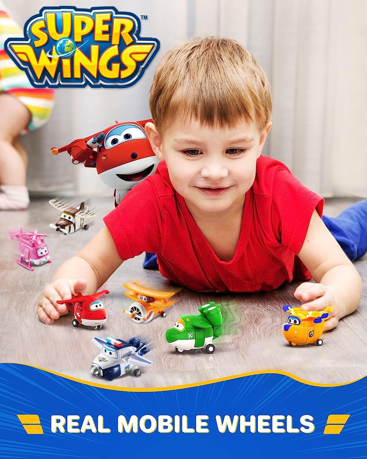 Фигурки Transform-a-Bots Alpha Group Co., Ltd. Super Wings World Airport Crew Series 1 Коллекционный набор 15 штук 5,1 см, фото №6