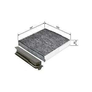 Фильтр салона BOSCH 1 987 435 501 для RENAULT DACIA - Фото 1