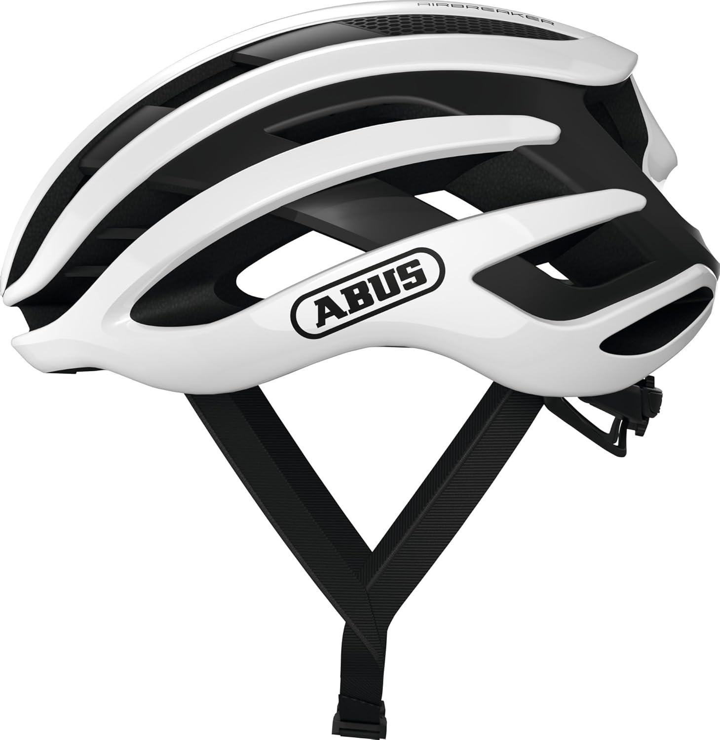 Велосипедний шолом ABUS AirBreaker M (52-58) Polar White, фото №1