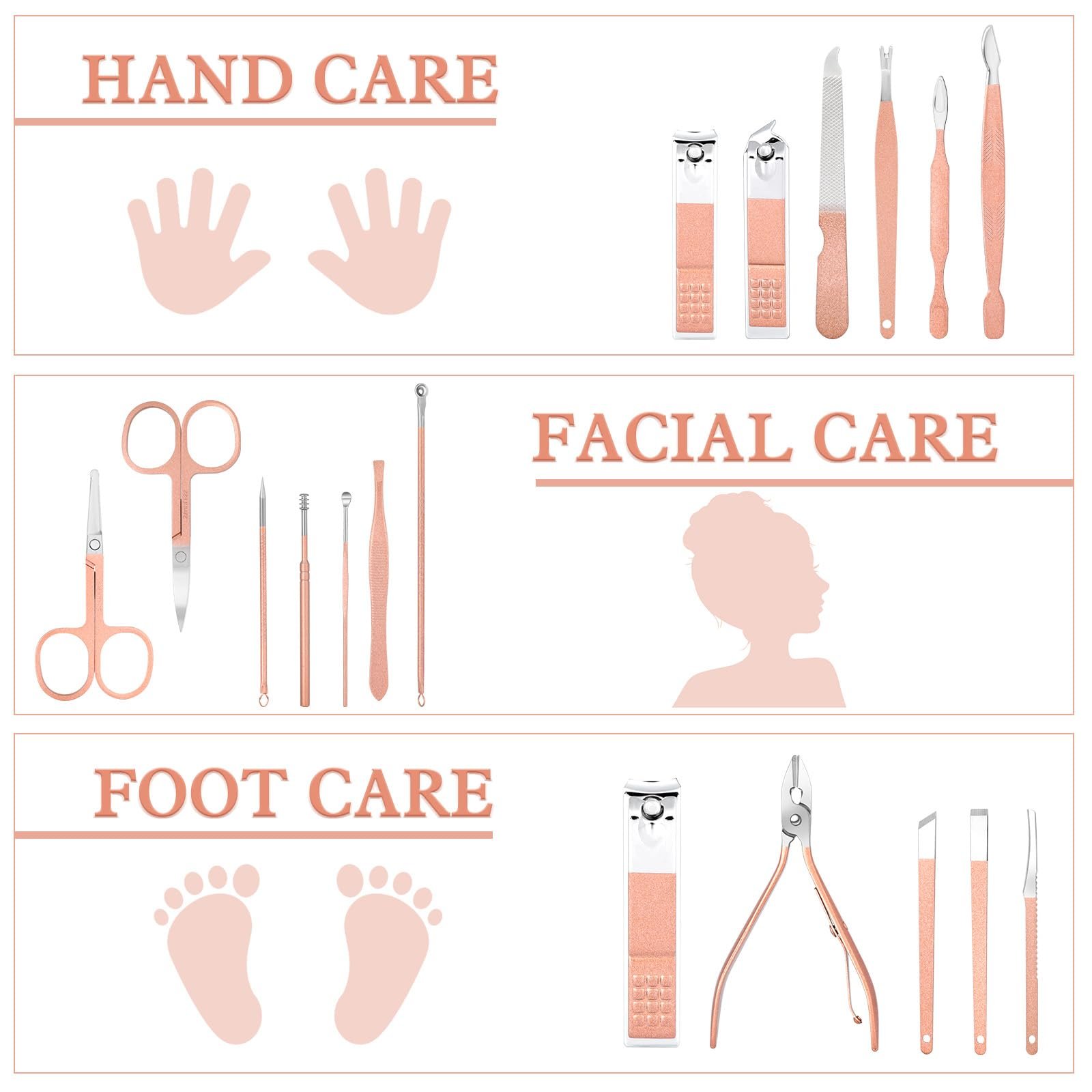 Набір для манікюру та педикюру AiQInu, 7 предметів, з нержавіючої сталі, фото №3 Набір для манікюру та педикюру AiQInu, 7 предметів, з нержавіючої сталі, фото №3