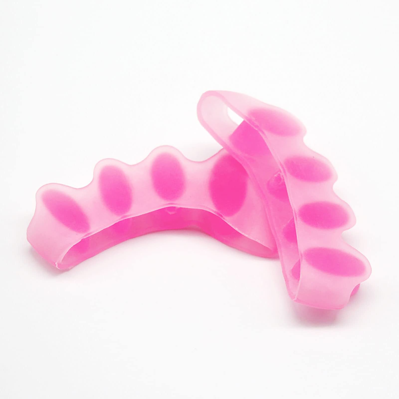 Роздільник для пальців ніг гелевий 2 пари Hallux Valgus Ортопедичний коректор для полегшення болю при вальгусній деформації денний і нічний (блакитний), фото №4