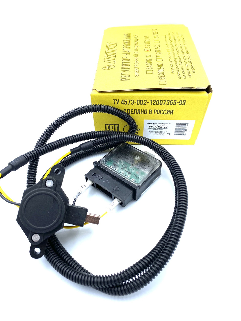 Трехуровневый регулятор напряжения АСТРО ВАЗ 2110 Газель Волга Соболь (55.3702-02), фото №4 Трехуровневый регулятор напряжения АСТРО ВАЗ 2110 Газель Волга Соболь (55.3702-02), фото №4
