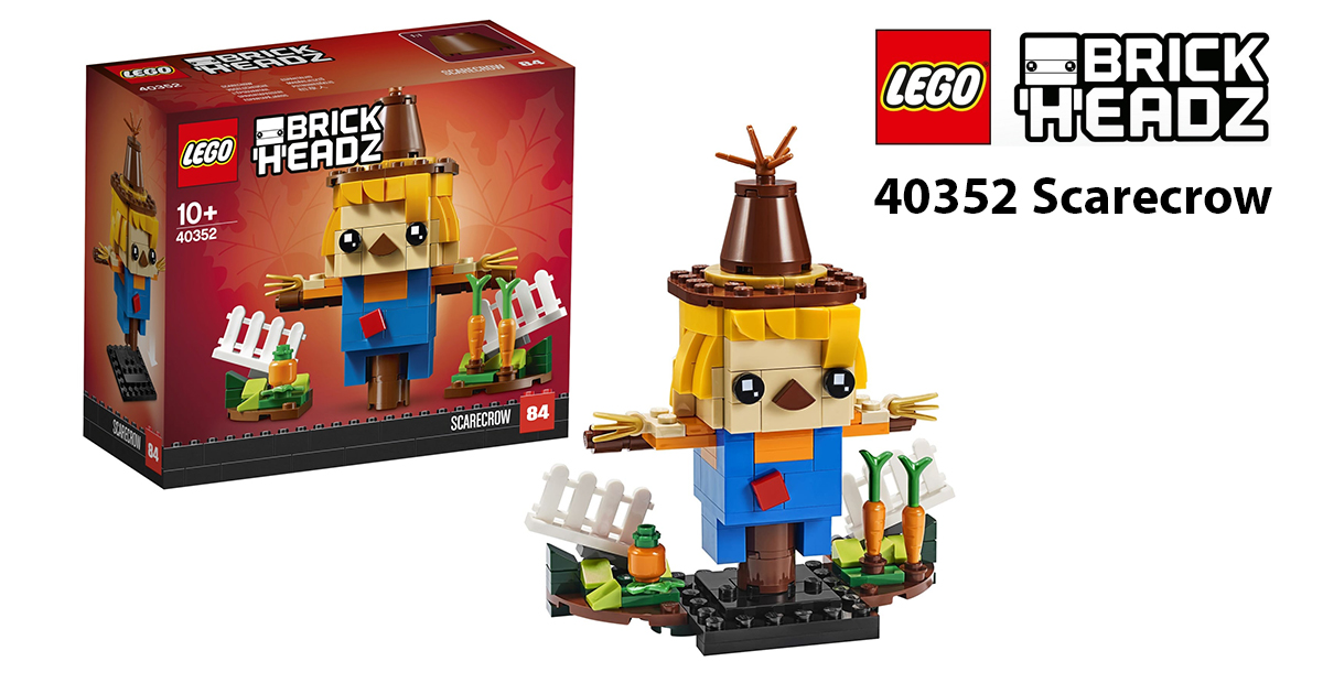 Конструктор Лего LEGO BrickHeadz Пугало на День благодарения (40352), фото №2
