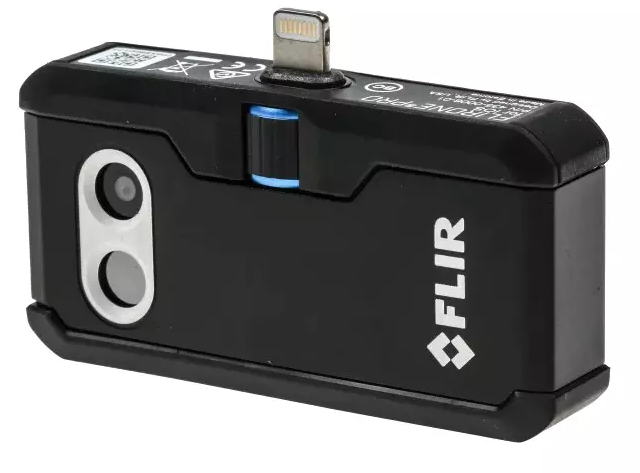 Тепловизионная камера FLIR ONE Pro LT / 80 x 60 / 100mk / 8.7Hz / Черный, фото №2